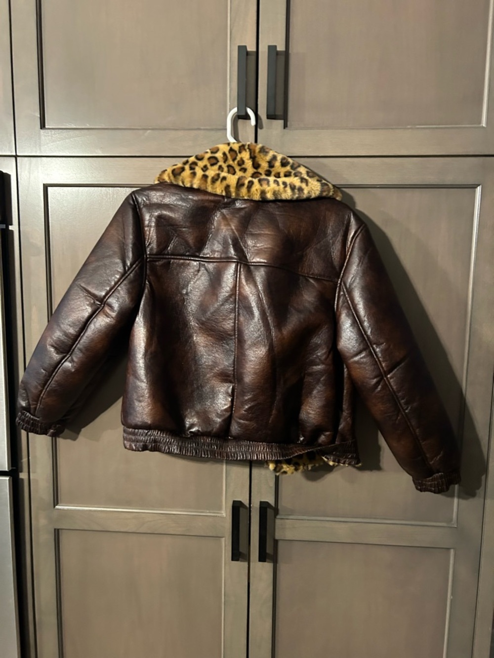 Blank NYC Leopard Print Faux Fur Jacket - Brown & Black - Picture 4 of 6
